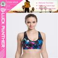 Nueva moda hacer Sublimated Fitness Push Up Sports Bra