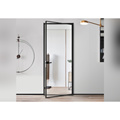 Conceptions de portes de salle de bain en verre MDF