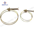 High quality different type iron saddle hose clamp