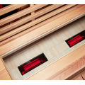 Home Saunas Rezensionen Hemlock Holz trockener Großhandel weit Infrarot -Sauna