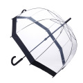 Manueller offener schwarzer Rand Straight Lady Umbrella (BD-67)