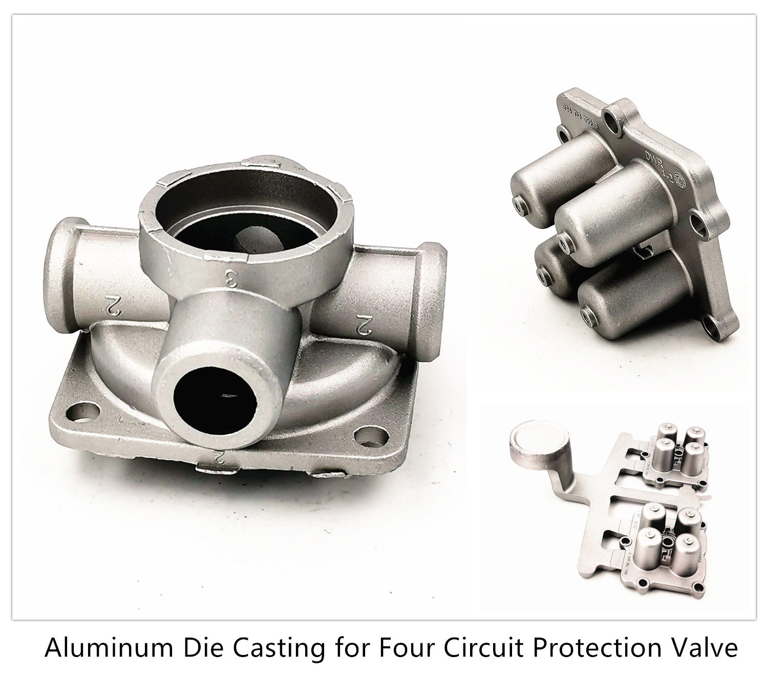 Four circuit protection valve