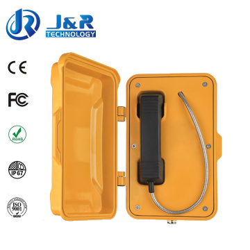 Rugged Tunnel Telephone, telefones à prova de intempéries para indústria, telefone VoIP / SIP