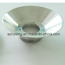 CNC torneamento alumínio usinagem protótipo serviço lâmpada escudo