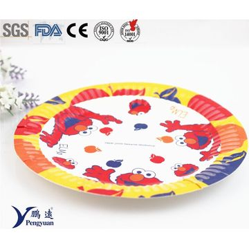 8inch Fancy Customized Printed Disposable Bulk Paper Plates