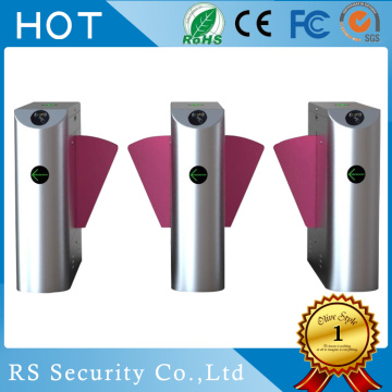 RFID Card Reader Fingerprint Scanning Flap Barrier