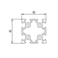 Pouvoir de télévision en aluminium Moule d&#39;extrusion de profil en aluminium