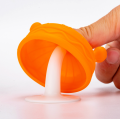 Jouet de baby-teher en silicone de champignon doux