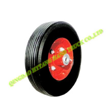 10" solid wheel with metal rim