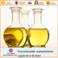 Superplastifiant Polycarboxylates Addique à la réduction de l&#39;eau haute performance Liquide 40% 50% solide