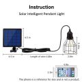 Solar Power Chandelier Lamp Outdoor Garden