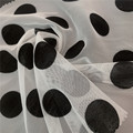 Big Black Polka DOT Tulle for Fashion Dress