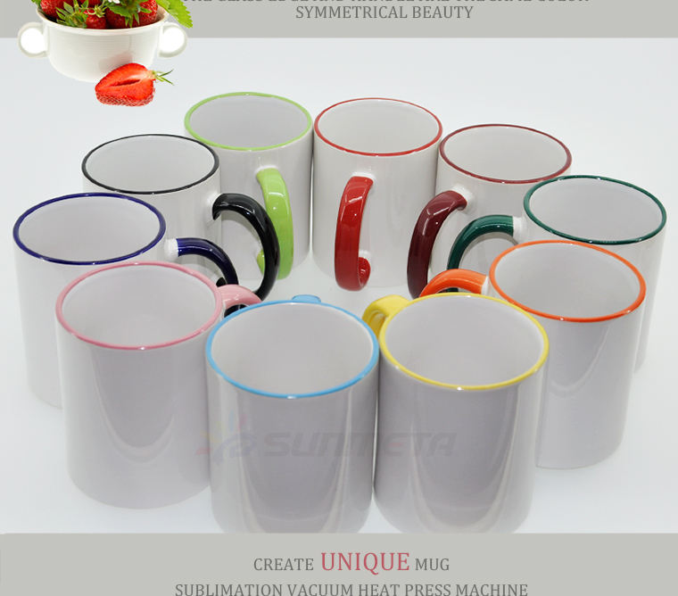 FREESUB Sublimation Heat Press Insulated Coffee Mugs