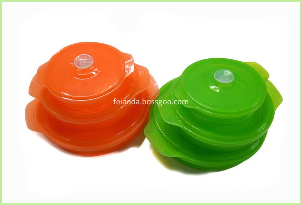 LFGB Standard Silicone Lunch Bento Box