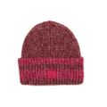 colorful and accented with fun patch knit hat