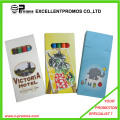 Promotional Hexagonal Kids Color Pencil Set in Colored Box (EP-P9076)