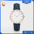 Cuarzo Relojes De Acero Inoxidable Hombres Correa De Cuero De Lujo Hombre Reloj De Pulsera