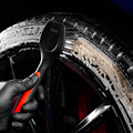 SGCB Tire Щетка Premium Auto Detailing Автомоляционная щетка для очистки шин Эргономичная сцепление с длинной ручкой Прочный PBT BTISTLES