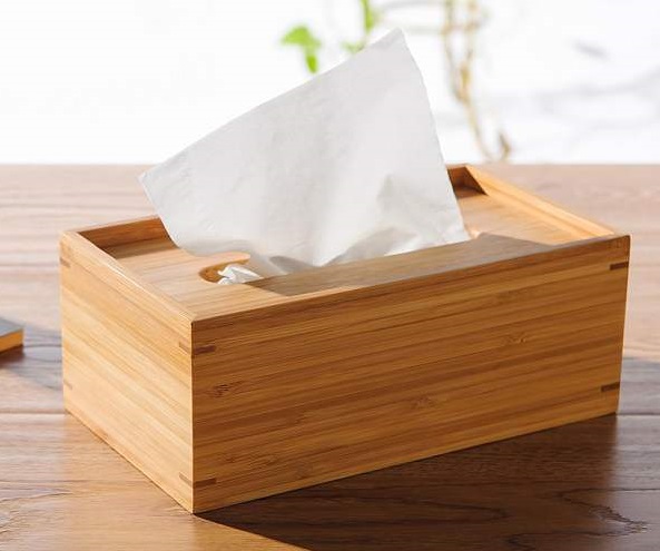 Bamboo Towel Box