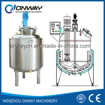 Pl Edelstahl-Jacke Emulgator Mischer Tank Öl-Mischmaschine Mixer Zucker-Lösung Rührwerk Mischer