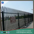 pvc coated steel fence metal iron fence