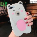 Мультфильм медведь формы силиконовый телефон чехол для IphoneXS