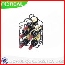 5 Bottles Metal Wire Portable Wine Rack