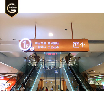 Terminal del aeropuerto Uso LED Way Finding Project Signs