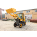 Small articulating front end loader