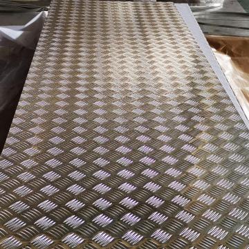 6061 Промышленный алюминиевый лист Указатель листа Узор нескользящий алюминиевый лист