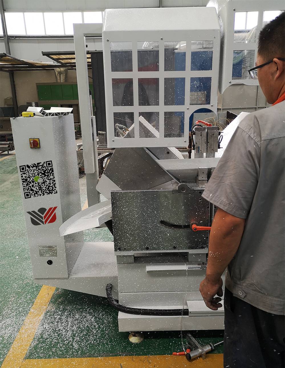 Profiles cutting saw Testing, Lumei