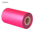 Custom size color thermal transfer barcode ribbon roll