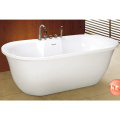 Oval Shape Overflow avec baignoire autonome Faucet