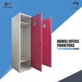 Metal two door wardrobe steel almirahs cabinet