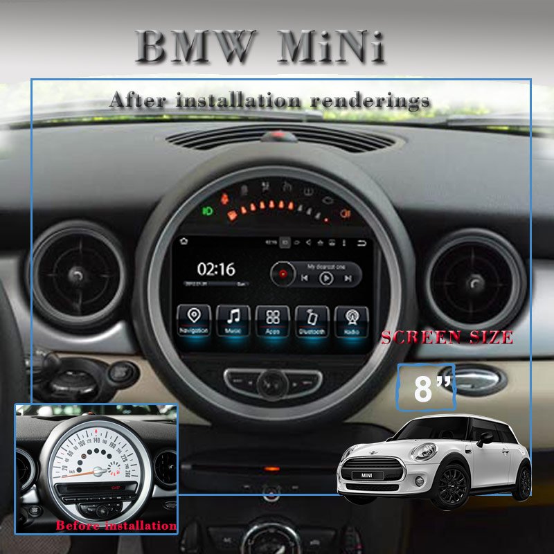 Mini Cooper Android Display 1314 After Installtion