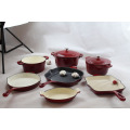 High Quality Porcelain Enamel Coating Cookware Sets