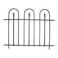 Basic Arch Sectional Garden Fence Galvanized