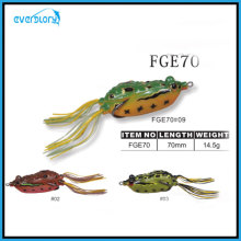 Vavid Color Frog Lure with 3D Eye Fishing Tackle Fishing Lure