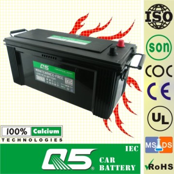 JIS-145G51 12V150AH, Maintenance Free Car Battery