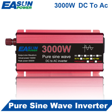 1000W 1600W 2200W 3000W onduleur d&#39;onde sinusoïdale pure