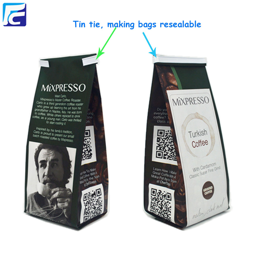 custom printed coffee bag