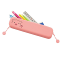 Capa personalizada do lápis do saco do silicone para crianças
