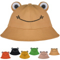 Women Frog Cotton Bucket Hat