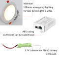 LED LED de emergencia de techo