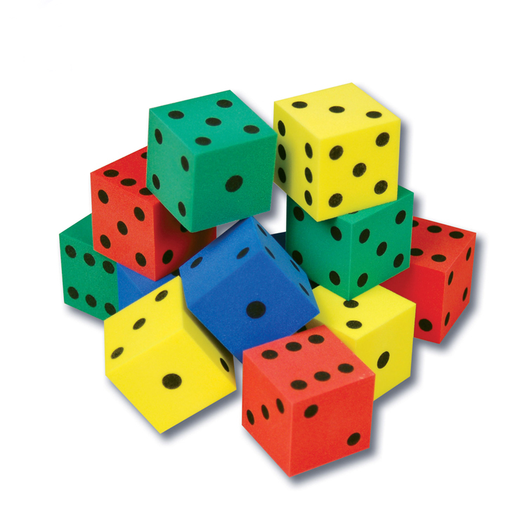 EVA foam dice (1)