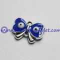 Evil eye beads butterfly craft enamel evil eye charm pendant