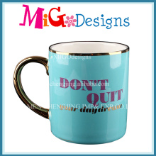 Electroplating Ceramic Mugs with Handle