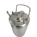 Stainless steel beer can ball lock