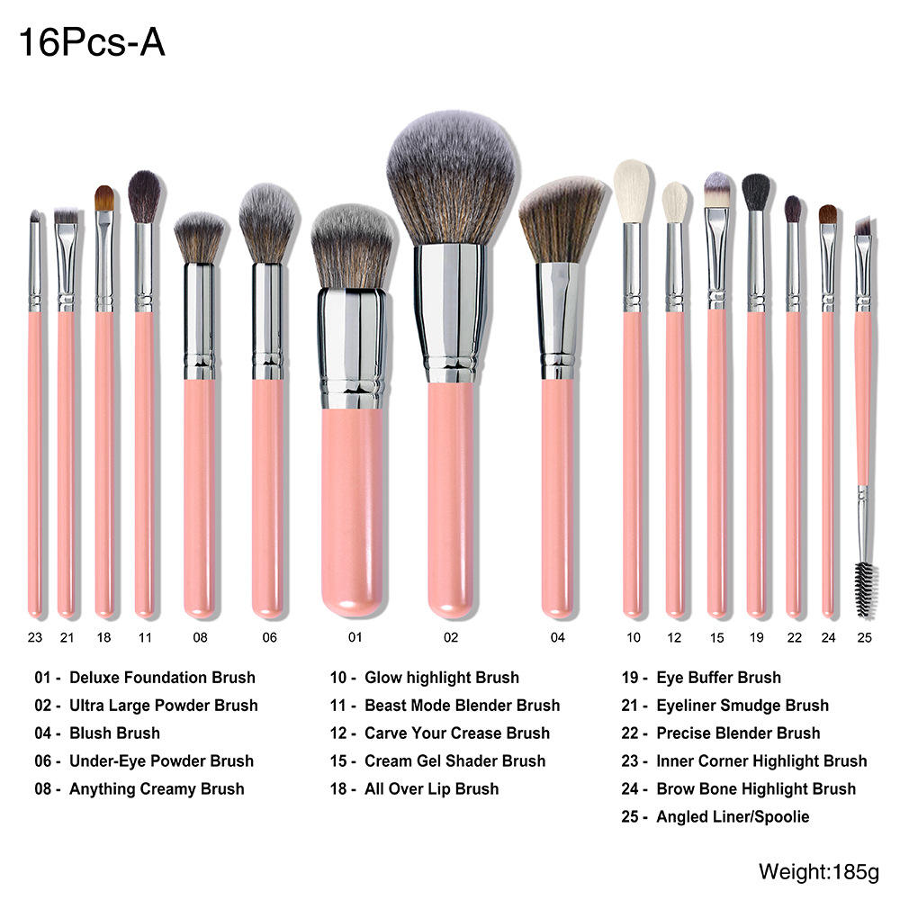 Low Moq Free Sample Maquillajepormayor Multifunction Pink Brushes For Make Up Cosmetic Makeup Brush Set Makeup Tools6