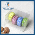 Plástico transparente Macarons caja de embalaje (CMG-PVC-029)